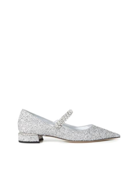 JIMMY CHOO 25mm Bing crystal-embellished pointed pumps