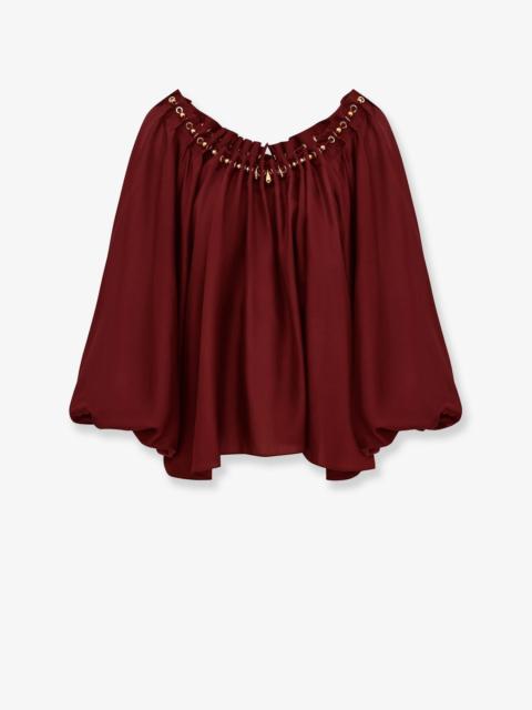 Zimmermann Zimmermann Aster Silk Shirt Red Women
