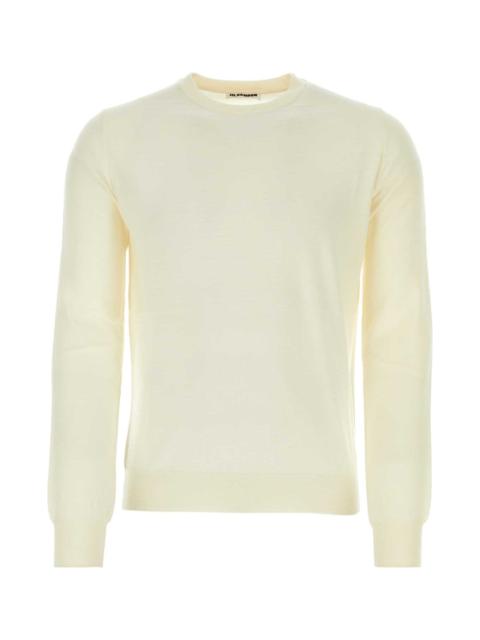Jil Sander Ivory Wool Sweater