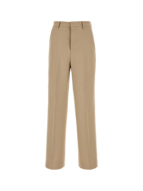 AMI Paris Ami Men Cappuccino Wool Pant