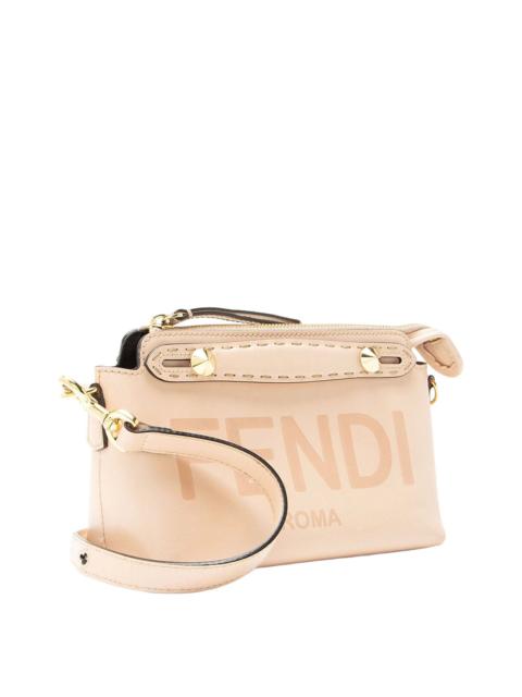 FENDI FENDI Beige Leather By The Way Logo Mini Bag (Authentic Pre-Loved)