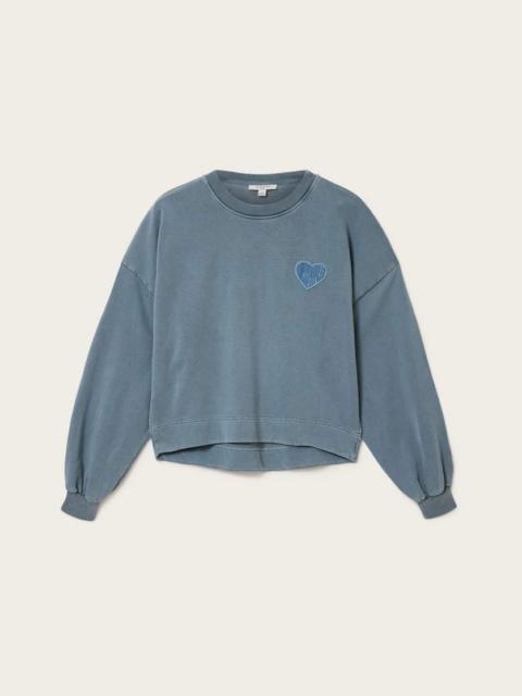 ALLSAINTS LOVER OVERSIZED CREW NECK SWEATSHIRT