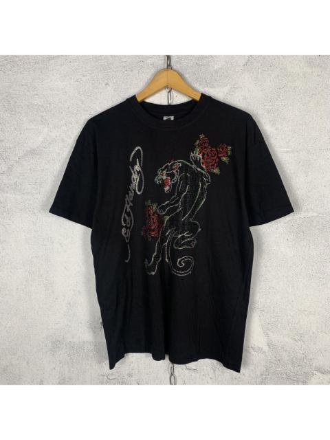Other Designers Ed Hardy Christian Audigier Swarovski Logo Tshirt
