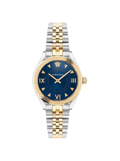 VERSACE Versace Hellenyium Quartz Blue Dial Two-Tone Ladies Watch VE2S00522