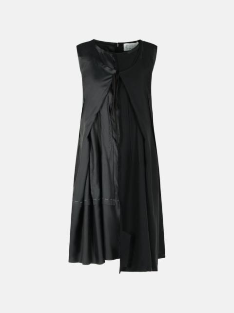 Maison Margiela BLACK CUPRO BLEND DRESS