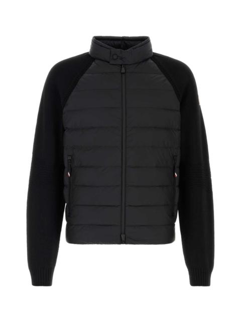Moncler Grenoble Moncler Grenoble Men Black Wool Blend Jacket