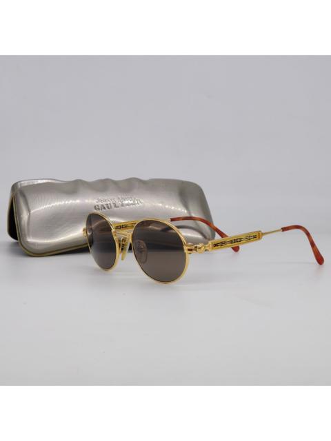 Jean Paul Gaultier Jean Paul Gaultier - 90s Oval Steampunk Sunglasses