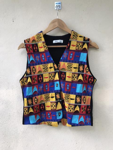 Other Designers Cardigan - MULTICOLOR Saint Joe Sleeveless Cardigan button up