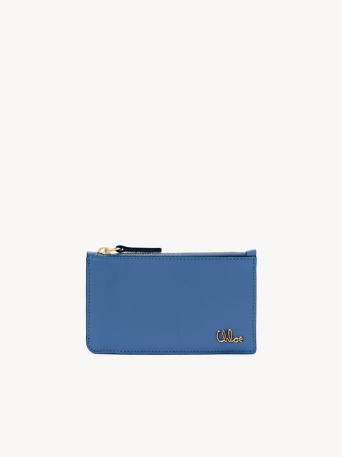 Chloé SMALL CHLOÉ ICONIC PURSE WITH CARD SLOTS IN SHINY LEATHER