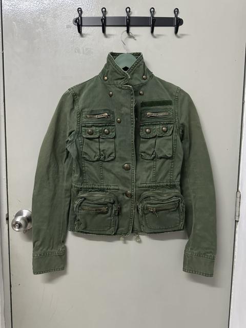 Other Designers Vintage MOUSSY Military Multipocket Buttoned Jacket
