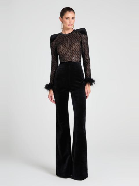 NADINE MERABI Monique Black Jumpsuit