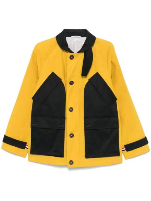 shawl collar military jacket