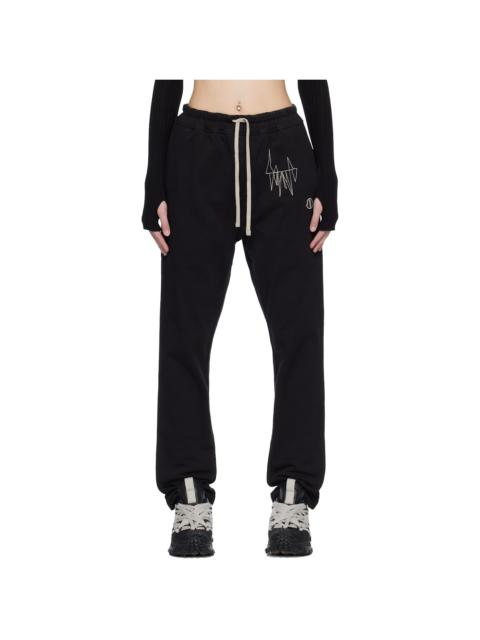 Moncler Moncler + Rick Owens Black Jogger Sweatpants