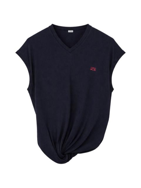 Loewe Loewe Women Wool V-Necked Sweater