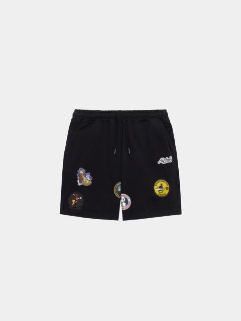 ALPHA INDUSTRIES PATCHED JERSEY SHORT
