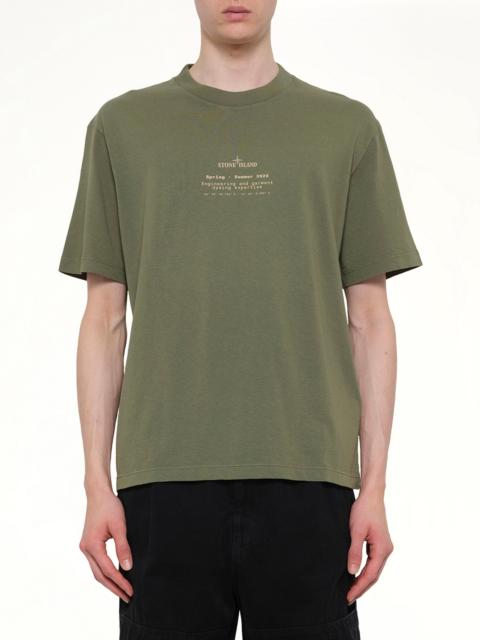 Stone Island 2100001 SS T-Shirt in Military Green