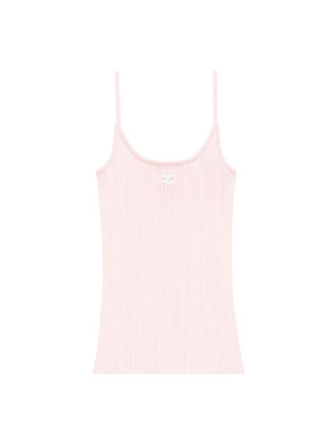 courrèges Reedition Knit Tank Top