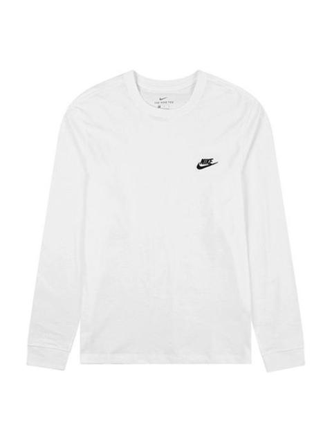Nike Nike M Nsw Club Casual Sports Round Neck Pullover Long Sleeves White AR5193-100