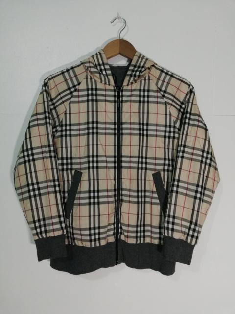 Burberry Reversible Nova Check Hooded Zip Up