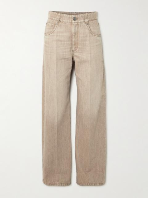 Brunello Cucinelli High-rise Wide-leg Jeans