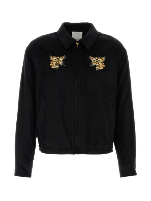 visvim Black flannel Norad jacket