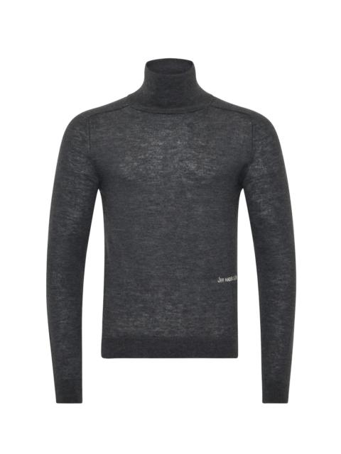 JW Anderson TURTLENECK JUMPER CHARCOAL MELANGE