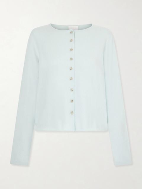 Allude Ribbed Cotton And Cashmere-blend Cardigan