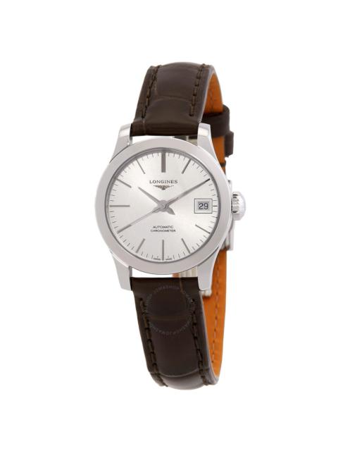 Longines Longines Record Automatic Silver Dial Ladies Watch L2.320.4.72.2