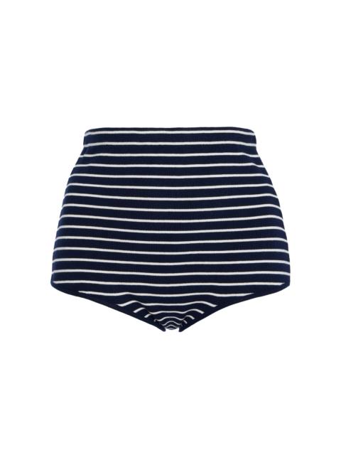 The Frankie Shop Exclusive Riviera Alissa Striped Knit Briefs stripe