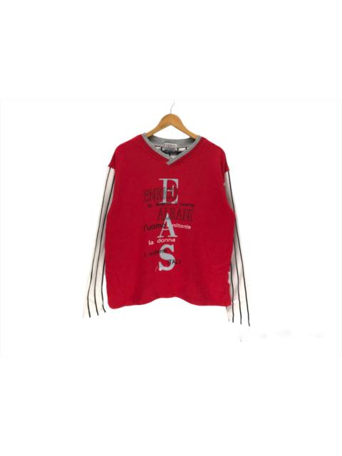 Other Designers Vintage - Enrico Albani italy Big Logo Sweatshirt