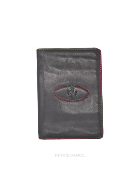 Other Designers Tod's x Ferrari Tall Bifold Wallet - Oxblood Leather