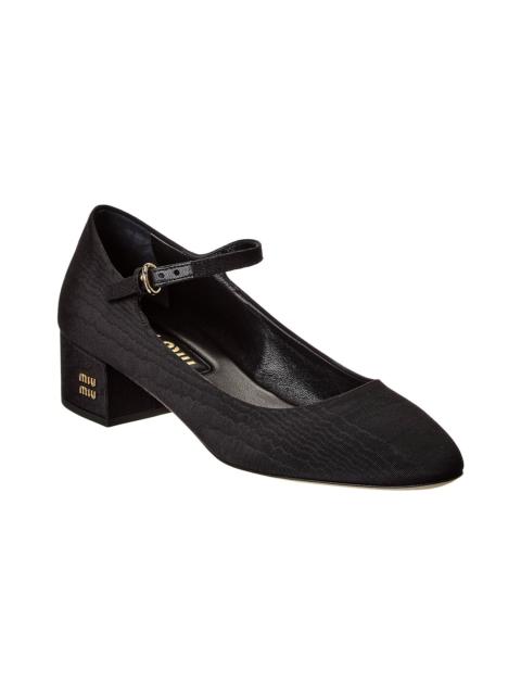 Miu Miu Miu Miu Moire Canvas Pump
