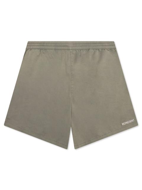 REPRESENT SEASON SCRIPT SHORT - WASHED GREY