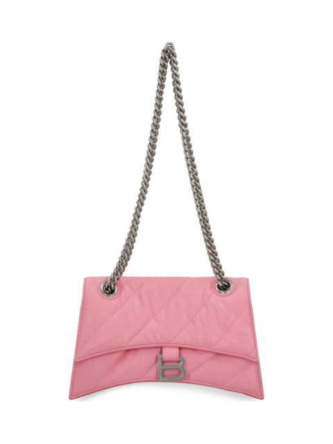BALENCIAGA Crush Small Quilted Bag With Chain
