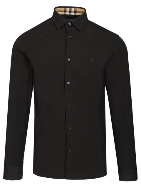 Burberry Burberry Men Slim Fit Shirt In Stretch Cotton