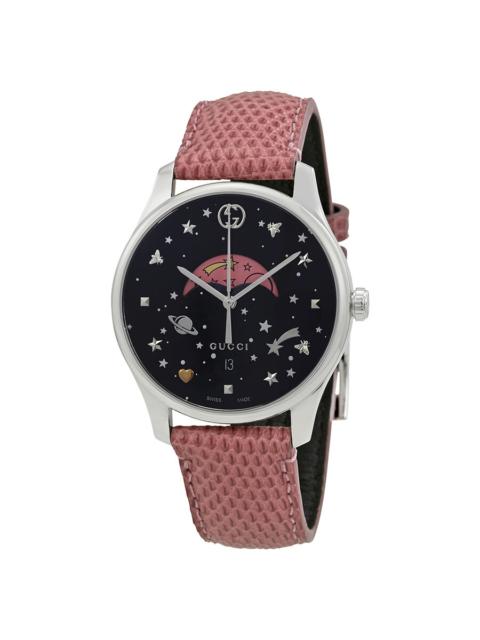 GUCCI Gucci G-Timeless Black Moonphase Dial Ladies Watch YA1264046