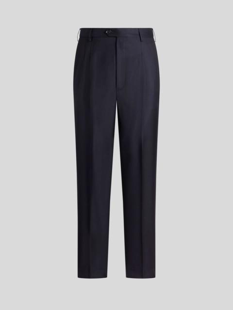 Etro WOOL TROUSERS WITH PLEATS