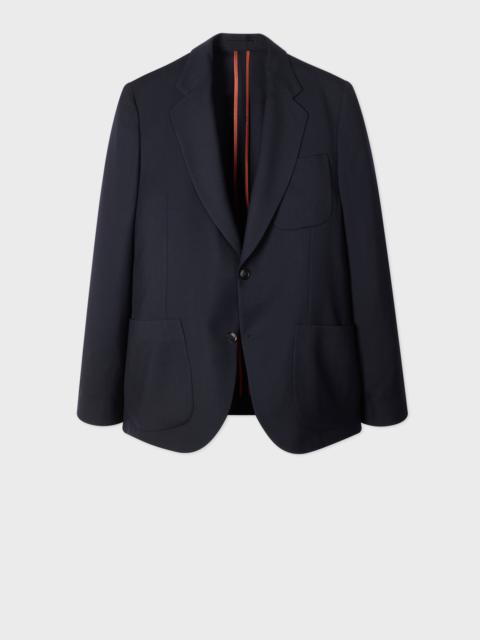 Paul Smith A Suit To Travel In - Navy Wool Patch-Pocket Blazer