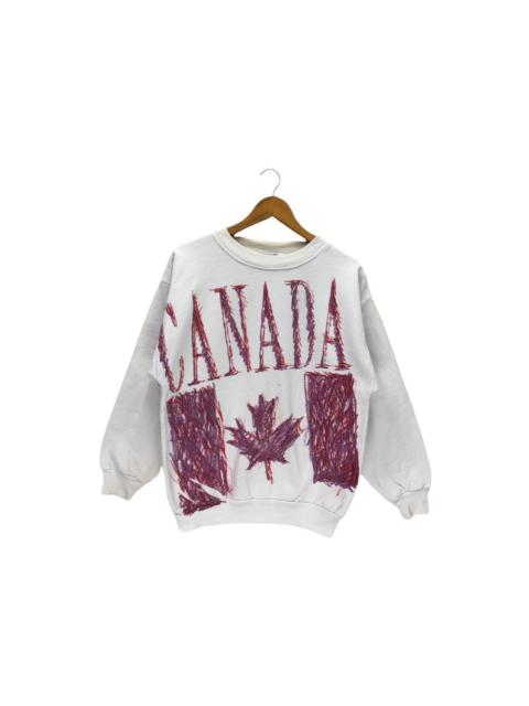 Other Designers Vintage Canada Big Print Sweatshirt