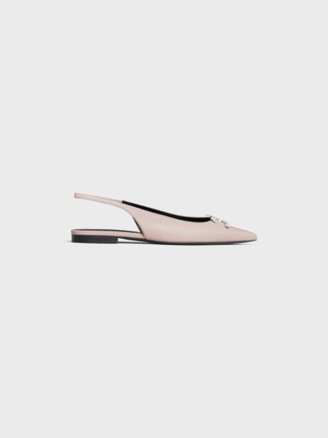 CELINE Celine Alma Triomphe Slingback Flats