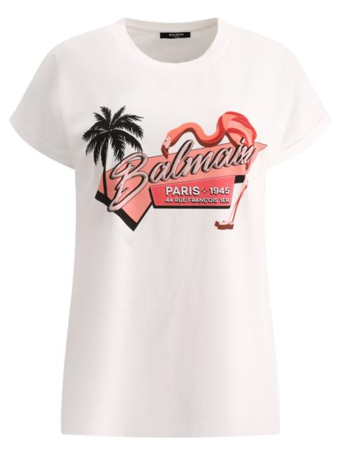 Balmain "Balmain Flamingo" T Shirt