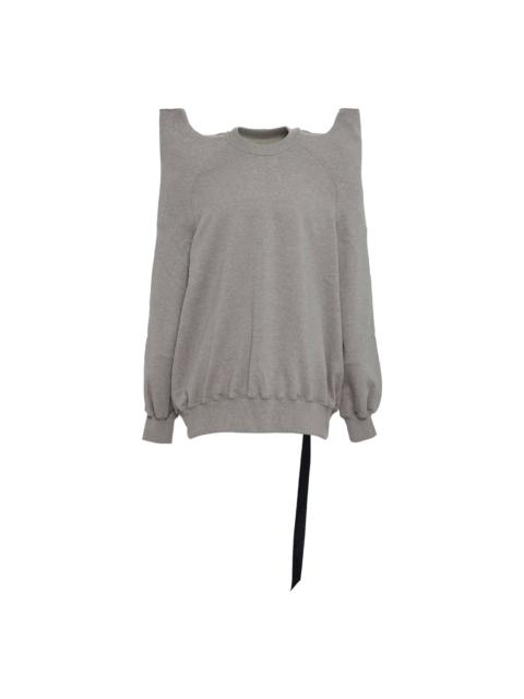 Rick Owens DRKSHDW Tecsweat Grey Melange Felpa Jersey