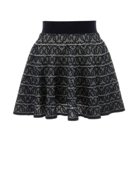 Loewe Woman Embroidered Cotton Blend Skirt