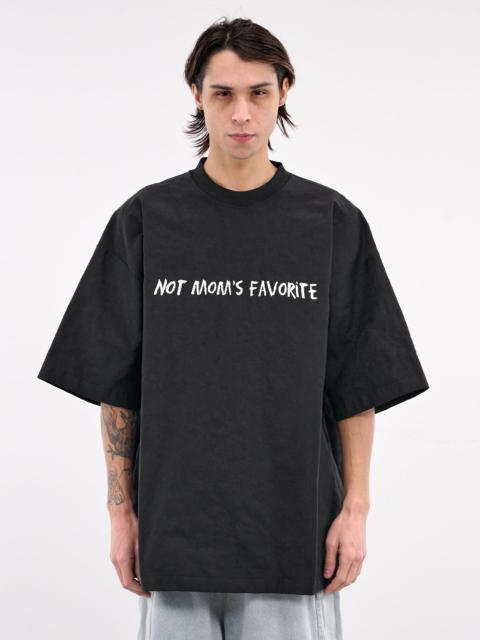 VETEMENTS Metalized Wrinkled Graphic Tee