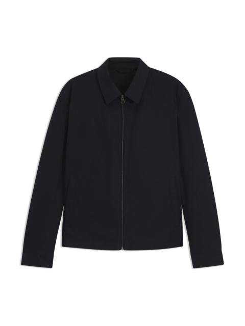 BOSS BECKHAM X BOSS COTTON-BLEND JACKET WITH ZIPPED CLOSURE