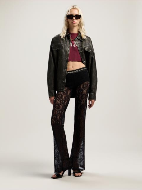 Palm Angels Classic Logo Lace Pants