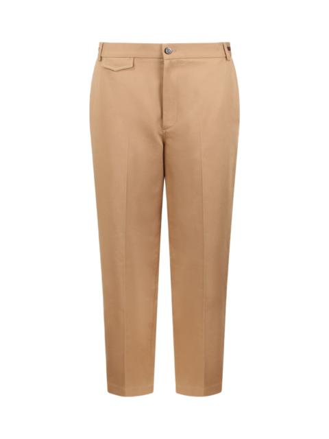 GUCCI Web Detail Cotton Trousers