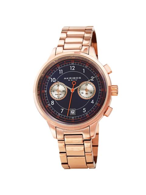 Other Designers Akribos XXIV Chronograph Blue Dial Men's Watch AK1071RGBU