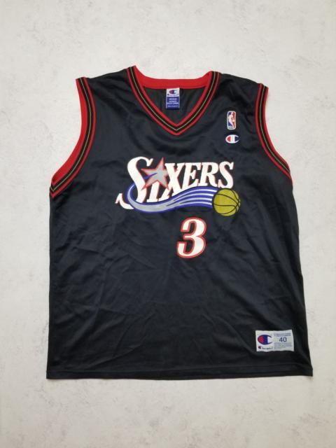 Champion Vintage NBA Philadelphia 76ers Allen Iverson Jersey Size 40
