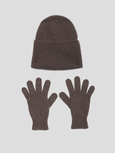BASERANGE Pack - Mea Beanie & Ribbed Gloves - Arles Merino Wool